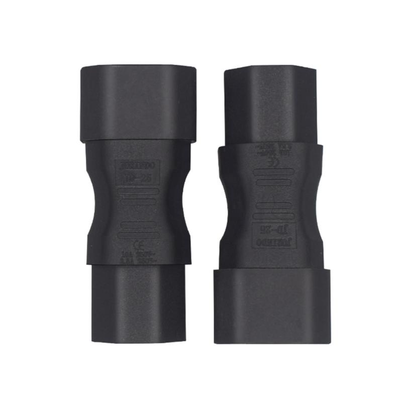 Portable Male To Female C14 To C13 Adapter C14 To C15/C14 To C5/C14 To C7 Power Cable Adapter Transfer Plugs ABS-made