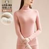 Cashmere women's thermal underwear women's thickened velvet Lyocell silk heating thermal clothing set long johns