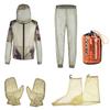 Utendørs 3-delt mesh myggsikker jakke Jungle Adventure Wild Fishing Myggbittbeskyttelse Jakke Hansker Bukser