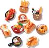 6/18/30 PCS Realistic Fake Food Resin Charms Assorted Baking Flatbacks for Phone Case Scrapbooking DIY Crafts Kitchen Decor