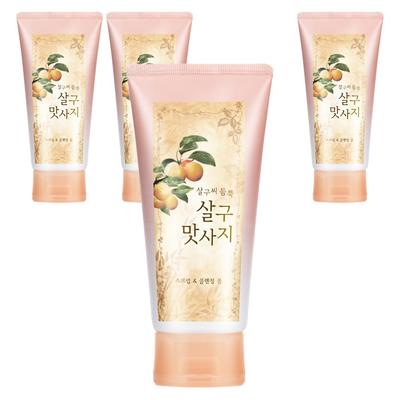 Apricot Scrub & Cleansing Foam, 120g, 4 Pieces