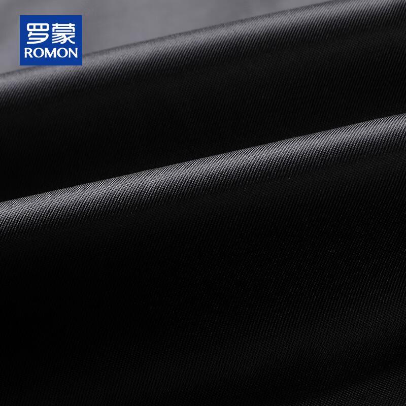 ROMON Men's Genuine Sheepskin Round Neck Biker Jacket