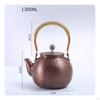 Hammered Copper Teapot Retro Thickened for Collectors
