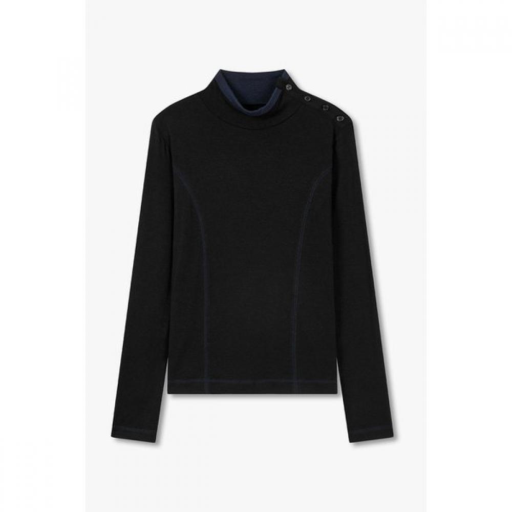 STudio Tomboy High Neck Slim T shirT 9106322101ar