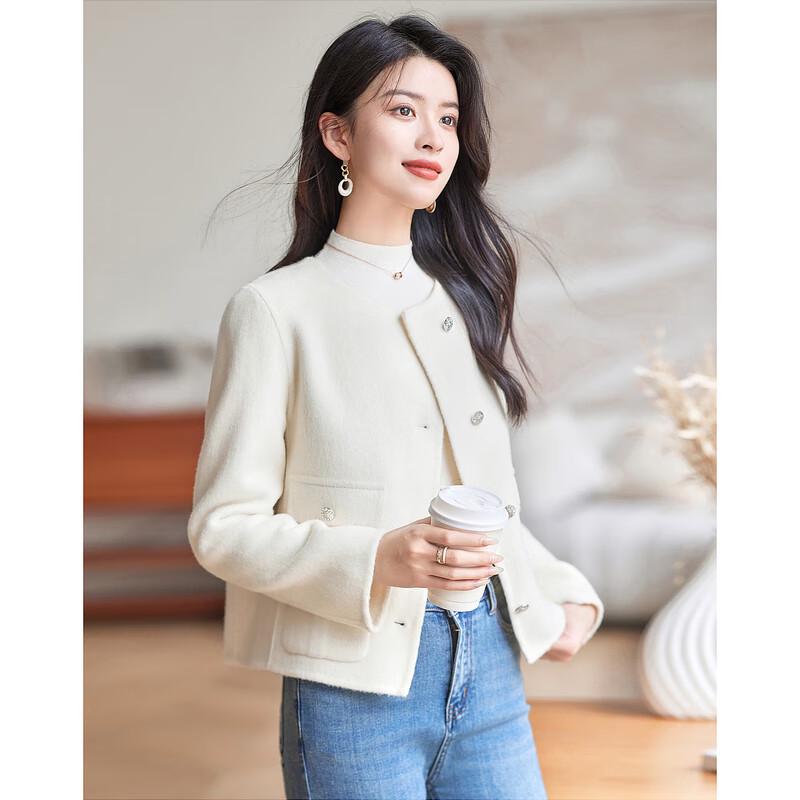 Women's Elegant Wool Blend Coat