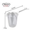 Shimomura Kihans Tea Strainer, Deep Type, Made In Japan, Dishwasher Safe, Easy Single-Cup Brewing, F