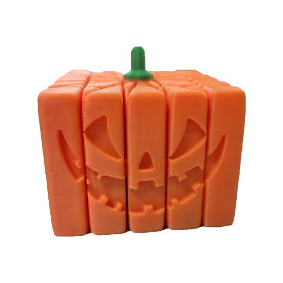 3D Printed Pumpkin Fidget Toy Spooky Halloween Pumpkin Anxiety Relief Sensory Toy for Stress