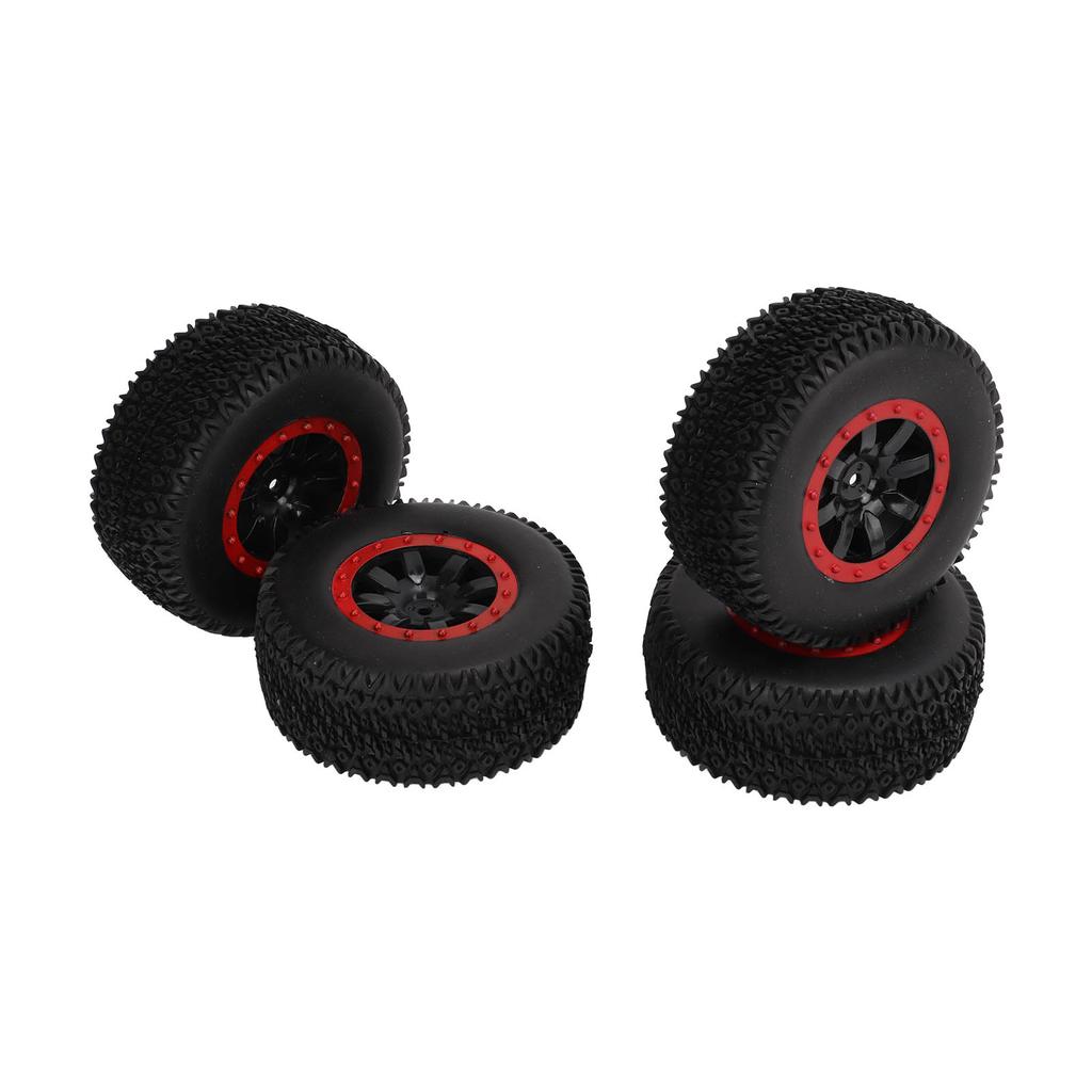 4pcs Short Course Truck Tires 12mm Hex RC Short Course Truck Rubber Wheel for   Slash for HPI