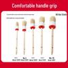 5-Piece Soft Bristle Detail Brush Set for Car Wash & Interior Gap Cleaning