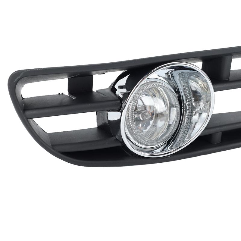Front Fog Lights Assembly for VW Bora Jetta MK4 1998-2001 2002 2003 2004 Fog Lamp Grille 1pair halogen foglights car accessories