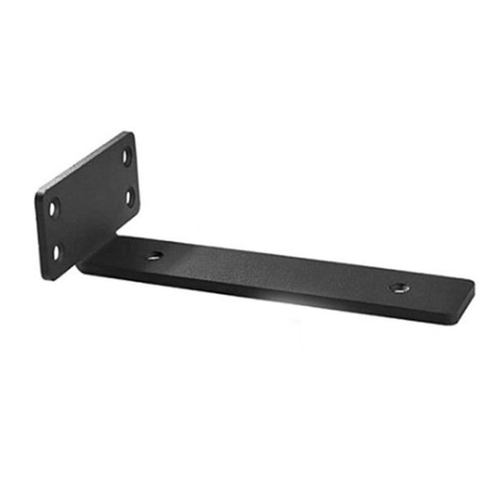Heavy Duty Floating Shelf Brackets Black Coated Wall Shelf Support Cast Iron Shelves Brackets