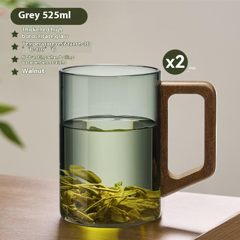 Gianxi Tea Cup High Borosilicate Glass Cup Green Tea Cup Heat-Resistant And Heat-Resistant Cup With Handle For Drinking Tea
