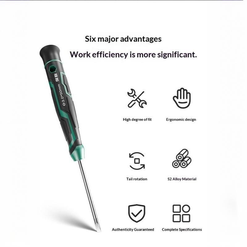 Precision Magnetic Screwdriver Anti-Slip Handle Slotted Type Mini Screw Driver Installation And Disassembly Repair Tool
