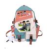 3 Piece School Backpack Set for Students Large Capacity Oxford Cloth Schoolbag with Shoulder Strap and Pencil Case