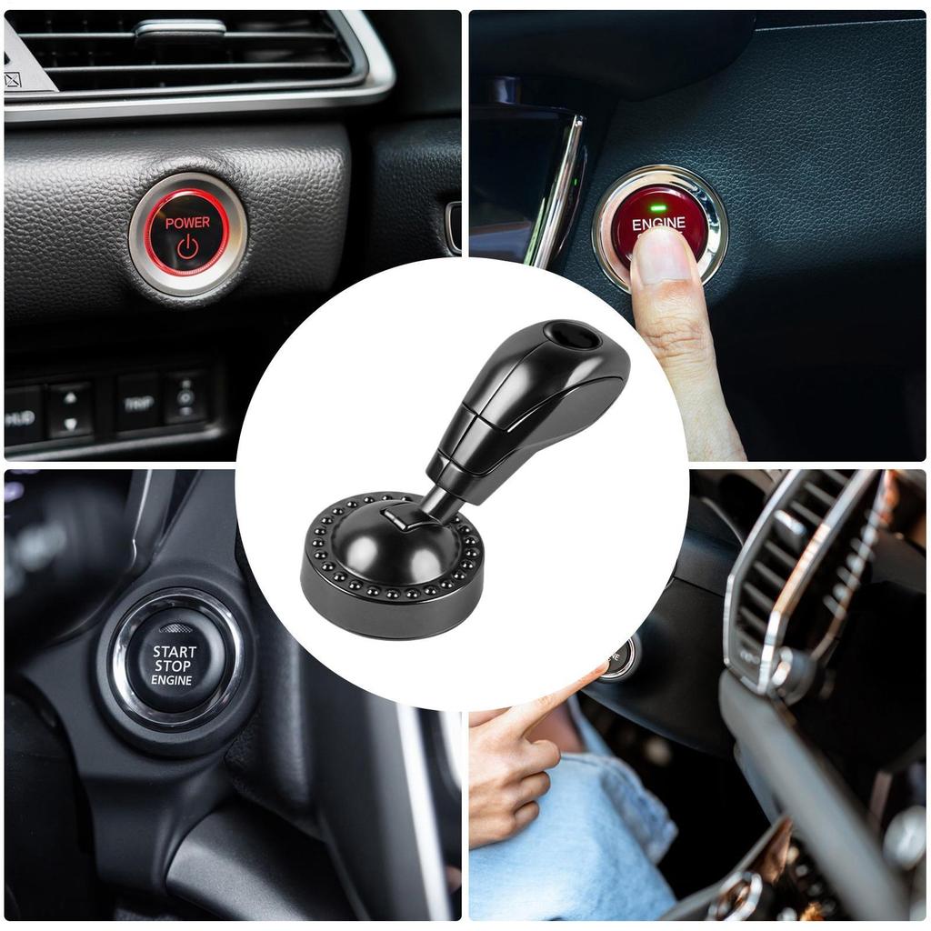 Car one-click Start Button Lever Automotive Push Button Joystick Engine Decorative Start Stop Lever Cool Car Interior Ornaments