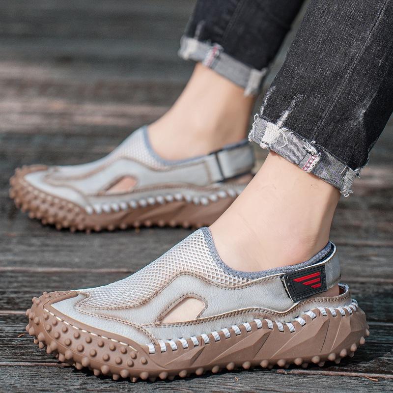 2025 Independent Station Summer New Breathable Versatile Casual Men's Shoes Popular Large Size Baotou Middle East Sandals