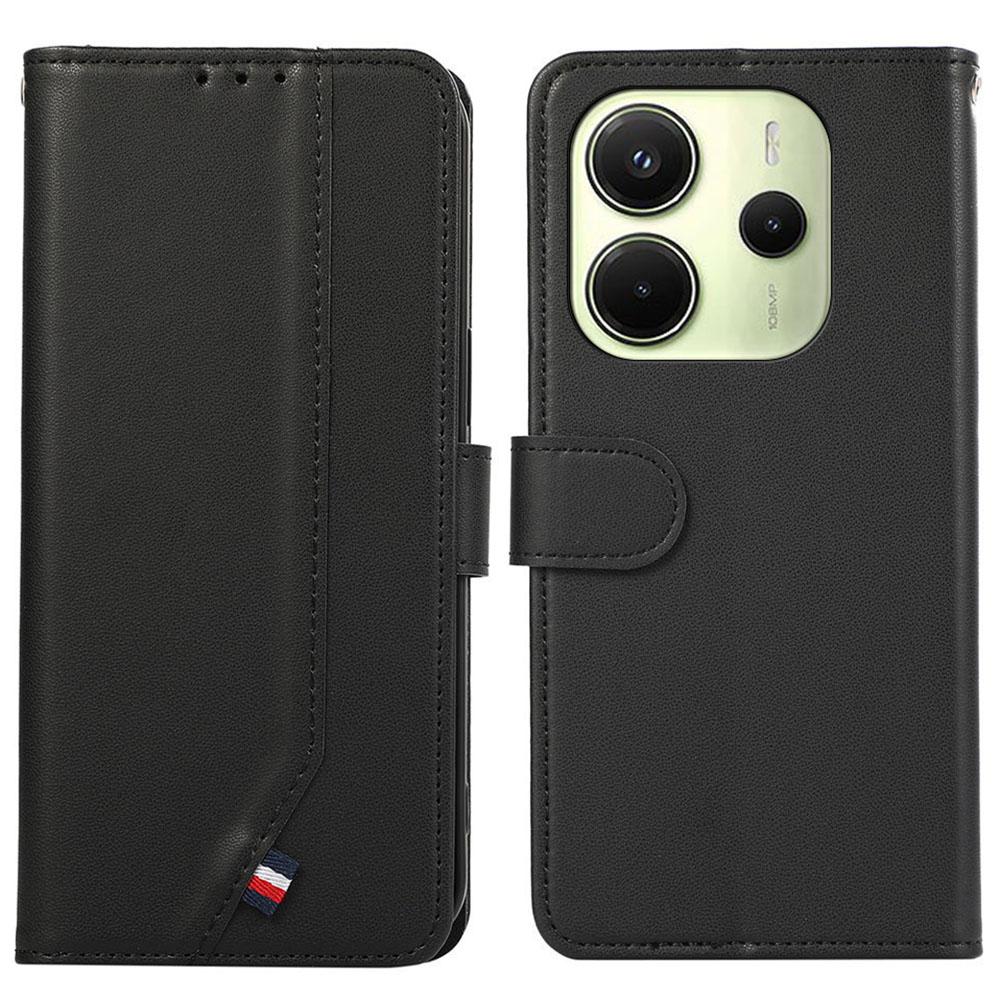 For Xiaomi Redmi Note 14 4G (164.84mm) Case RFID Blocking Flip Leather Phone Cover