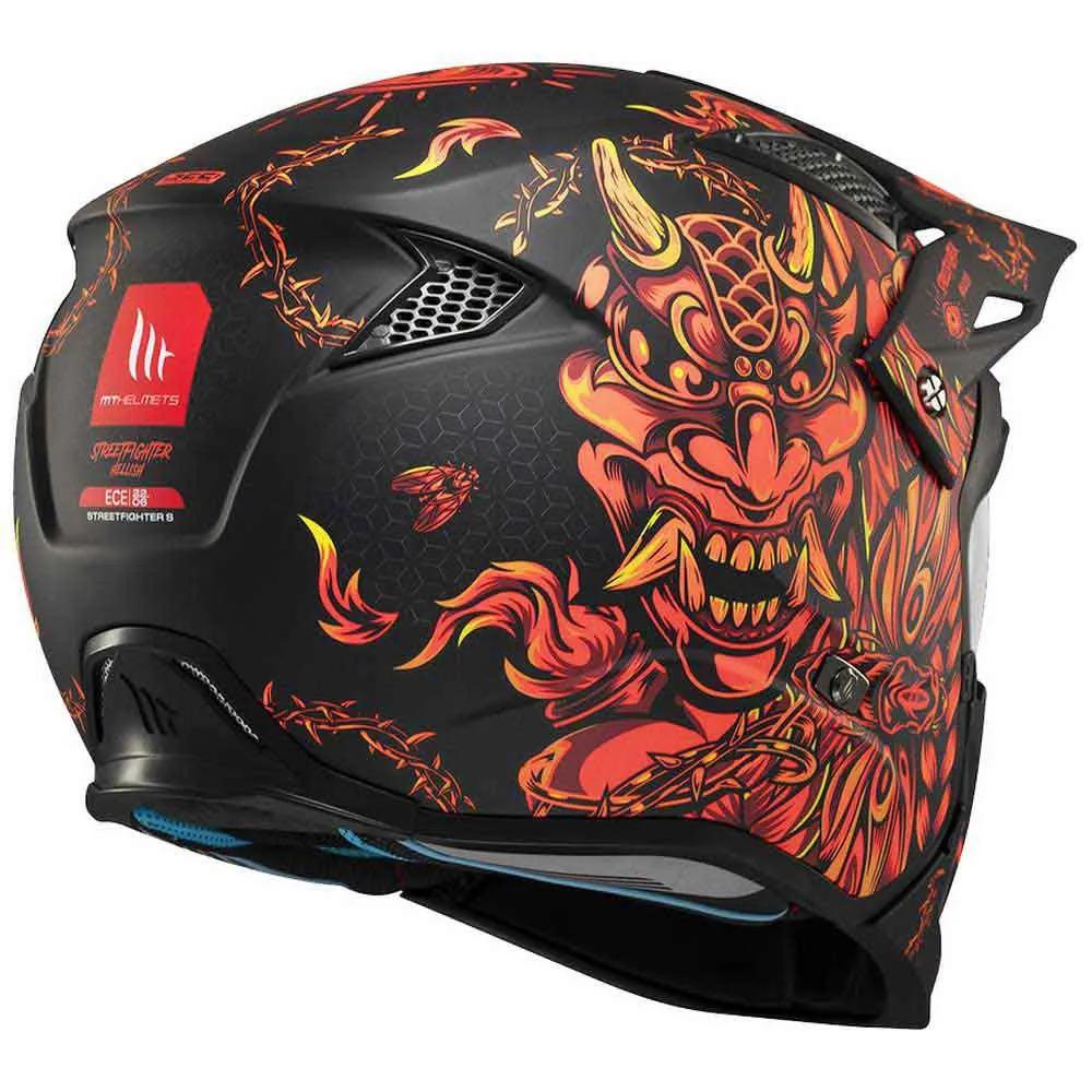 MT Helmets Modular Helmet Streetfighter SV Hellish
