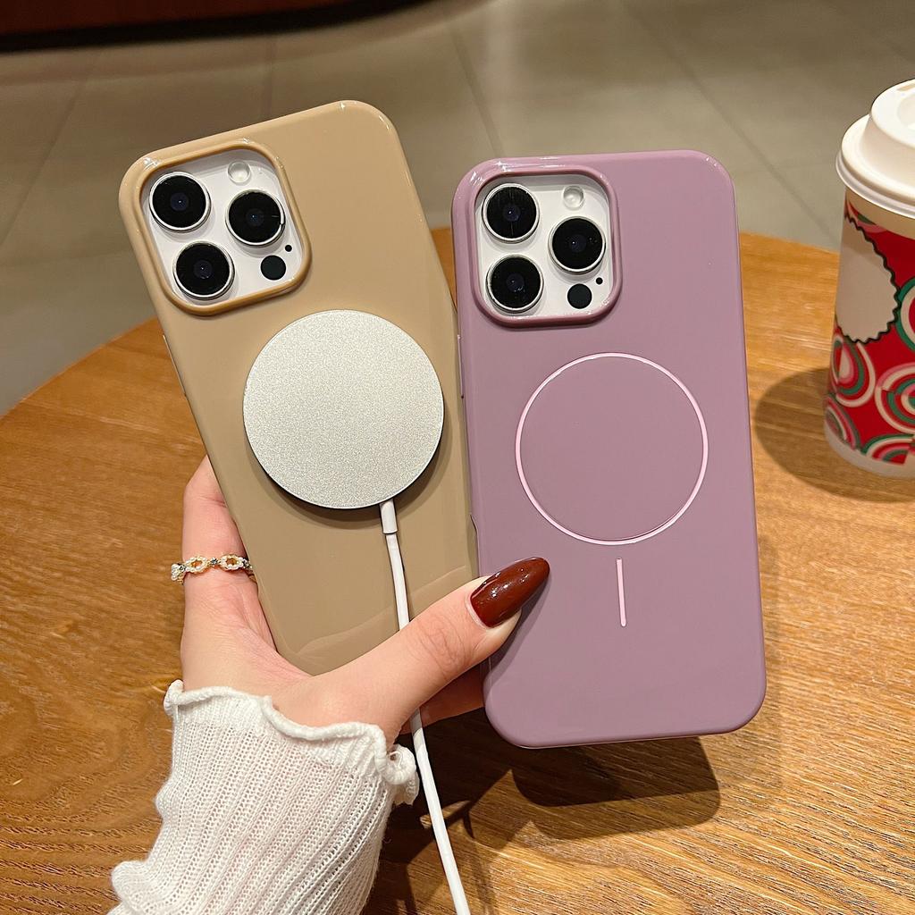 Liquid Silicone Phone Case for Apple Iphone16promax-Soft TPU Drop-Resistant Magnetic Magnet MagSafe Phone Case for Iphone16/15/14/13/12/11/Pro/Promax