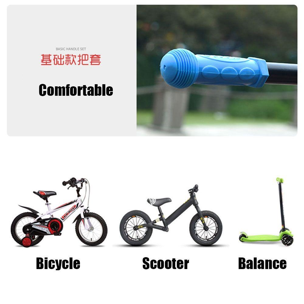 Blue Red Skateboard Scooter Accessories Rubber Grip Children Bike Parts Handle Handlebar Grips