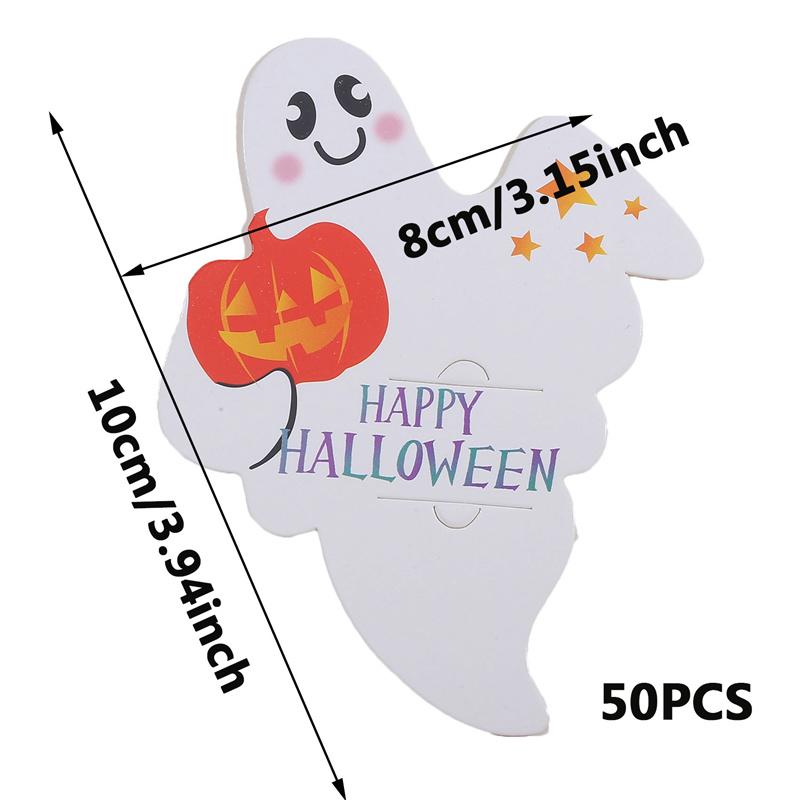 

50 шт. леденцов на Хэллоуин с тыквой, черепом, котом, держателем для леденцов на Хэллоуин, набор конфет «Сладость или гадость» 50pcs