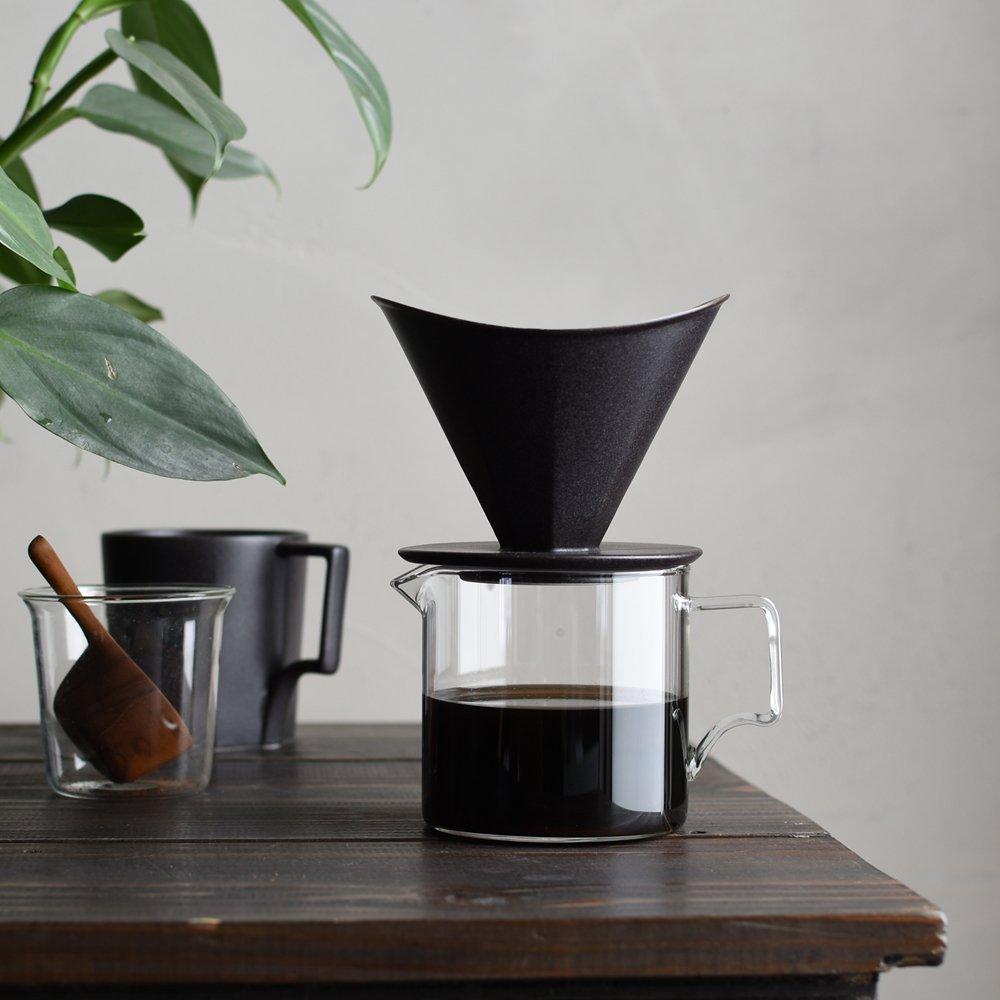 KINTO OCT Black Dishwasher 28891 Brewer, 2-cup Coffee, Safe,