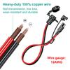 SAE Adapter Stecker auf Buchse Kabel 12AWG SAE Verlängerungskabel 50cm SAE Schnellverbinder Kabelbaum
