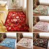 Non-slip Floor Mat Soft Door Gasket Portable Flower Carpet  for Living Room Tea Table Bedside