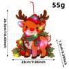 Shining Brightly Christmas Santa Claus LED Ornaments DIY Luminous Decorations  Party Decor