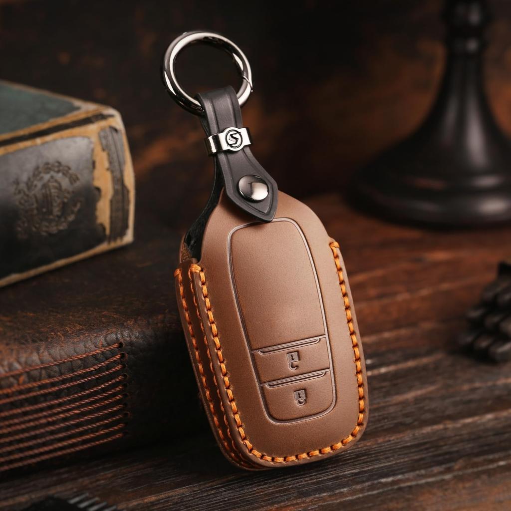 [smasol] Schlüsselhülle, Echtes Leder, Smart Key Etui, Kundenspezifische Teile