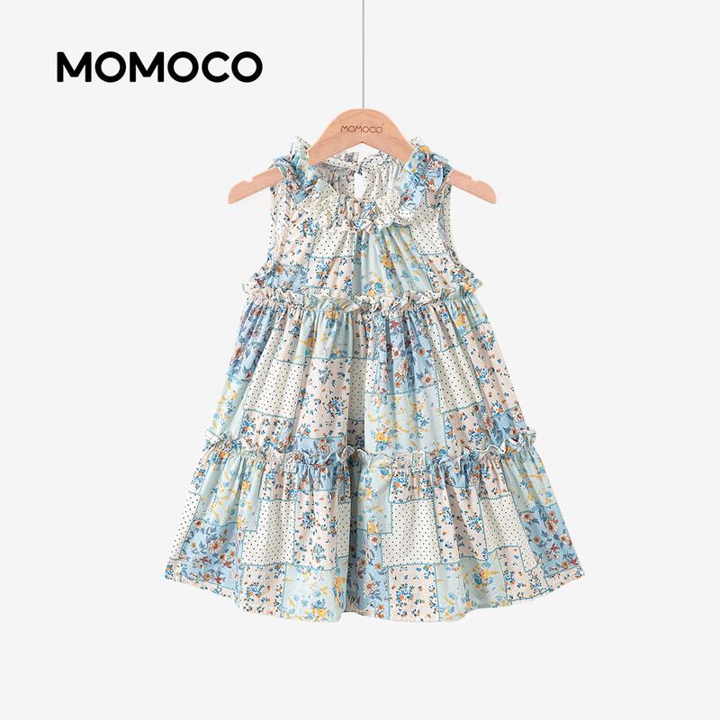 MOMOCO Girls' Sleeveless Casual Dress