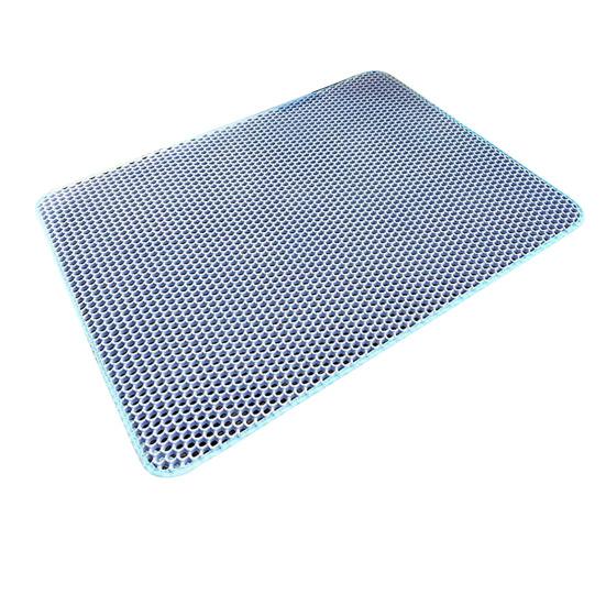 

Cat Litter Box Mat Cushioned Mesh Cat Toilet Mat Cat Litter Trapping Mat Scatter Control Mat for Less Mess M