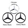 KKYOL1 3d ABS Black Rear Trunk Star Logo For Mercedes Benz W203 W204 W205 W212 W213 W176 W177 W222 W223 W117 W246 X156 X253 Accessories