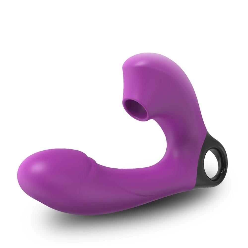 Vagina G-Spot Vibrator Clit Sucker Vibrator for Women Clitoris Stimulator Female Masturabtor Adult Goods Sex Toy for Women