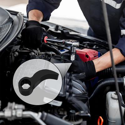 2/3Pcs Brecheisen Schlüssel Adapter Köpfe Rostfrei Brecheisen Adapter Kopf Werkzeuge Hälfte