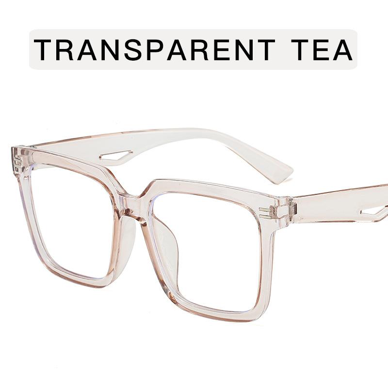 Korean Stylish Sunglasses Women Rivets Decoration Square Shape Male Sun Glasses Travelling Driving Sunglass for Women