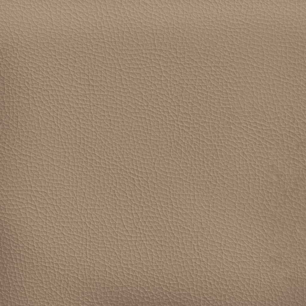 Vidaxl Ławka Z Oparciem, Cappuccino, 112X65,5X75 Cm, Sztuczna Skóra