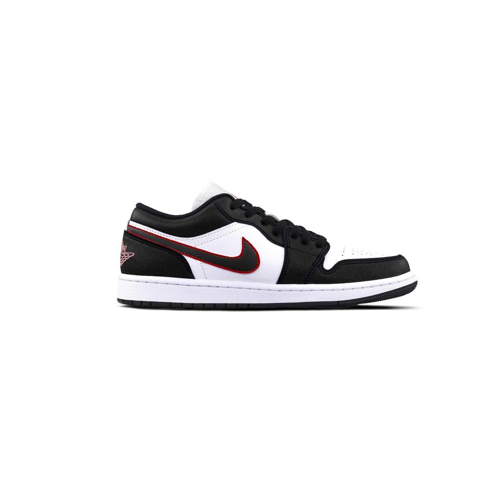 Jordan Air Jordan 1 Infrared Cushioning, Wear Resistant Low top Vintage Basketball Shoes Unisex Black White Red 553558-146(Team425-)