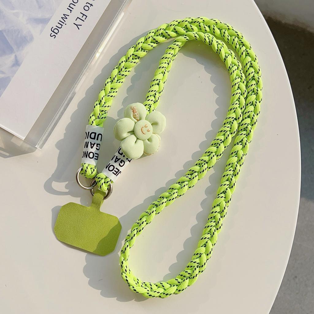 Can Be Carried Outdoor Mountaineering Mobile Phone Lanyard Women's Belts Woven Hanging Ornaments Anti Loss Lanyards Neck Strap