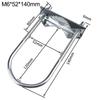 Secure Antenna Fixing Clamp for Mounting Round Pipes with Diameter 1 To 18 Inches Heavy Duty Metal Mast Mounting Bracket