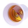 2Pcs E14 To E27 E14-D27 Adapter Conversion Socket Fireproof Plastic Converter Socket Bulb Adapter Lamp Holder Adapter