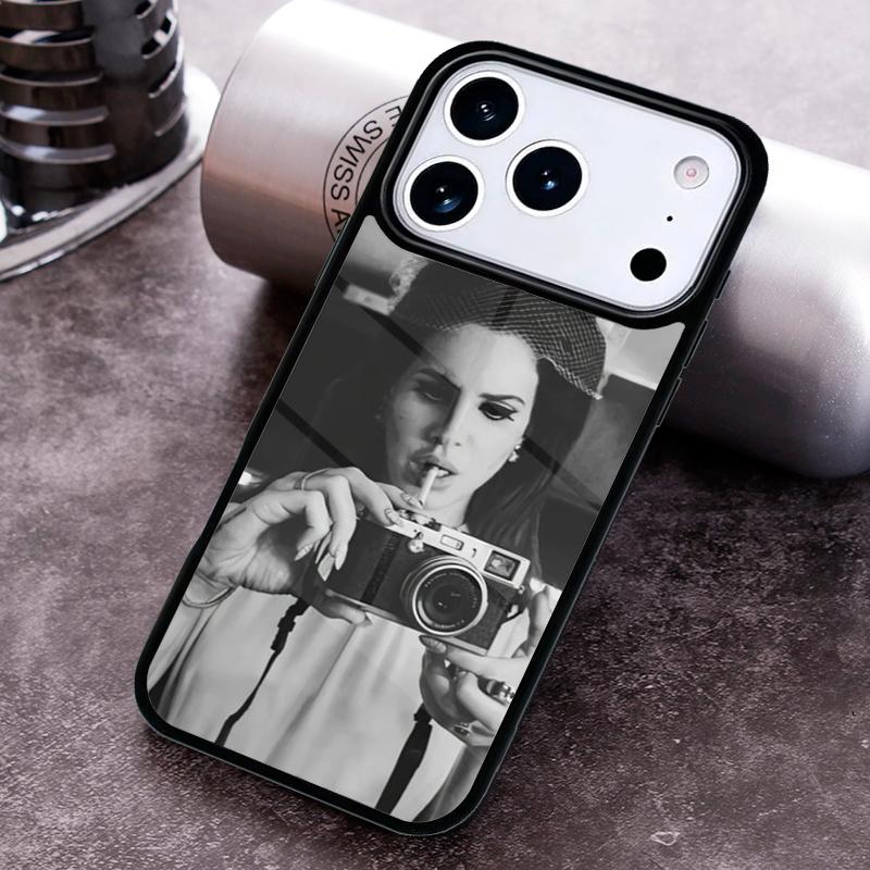 L-ana Del Rey Singer Phone Case for iPhone 17 16 15 Pro Max Air 14 13 12 11 Plus Shockproof Capa Cover