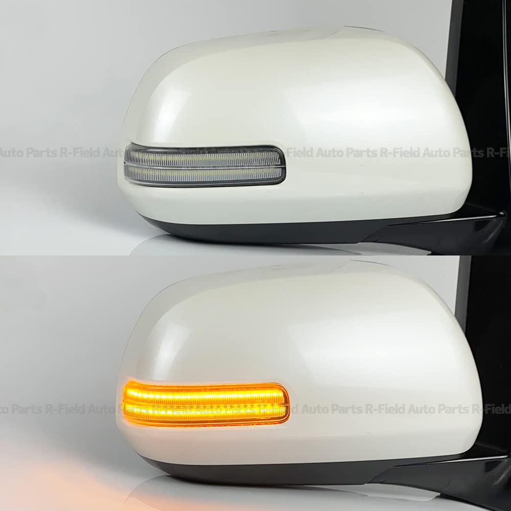 R-Field [Lighting Method Switch] White with Position Function, Sequential Side Mirror, Turn Signal, Clear
