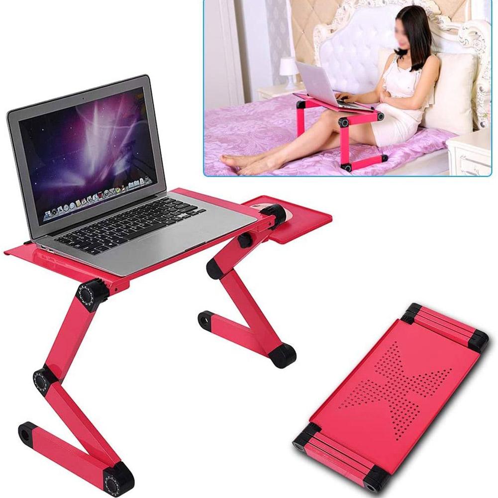 Portable Laptop Desk Notebook Stand Table Tray with Mouse Holder Sofa Bed