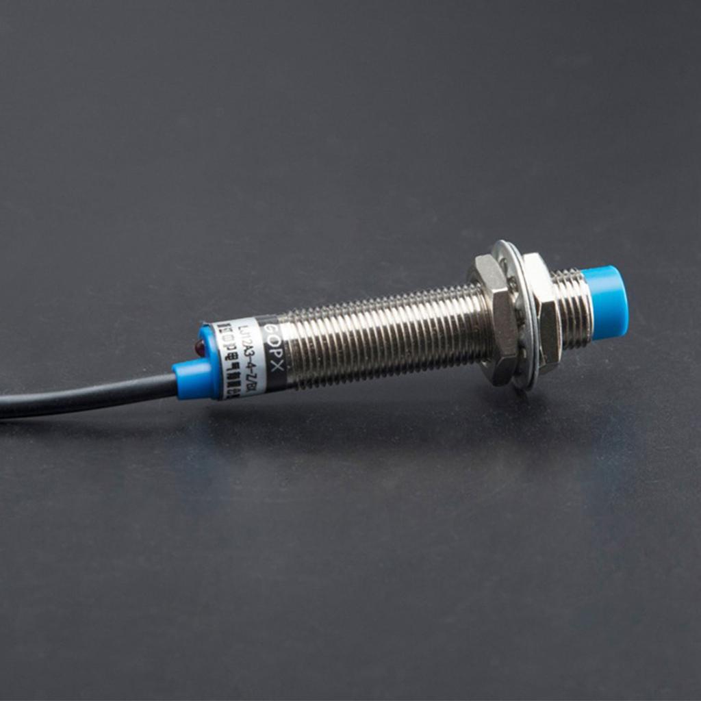 4mm Inductive Proximity Sensor Switch Detector PNP NO for DC 6-36V 200mA 3-Wire LJ18A3-5-Z/BY for Printer Probe Bed Leve
