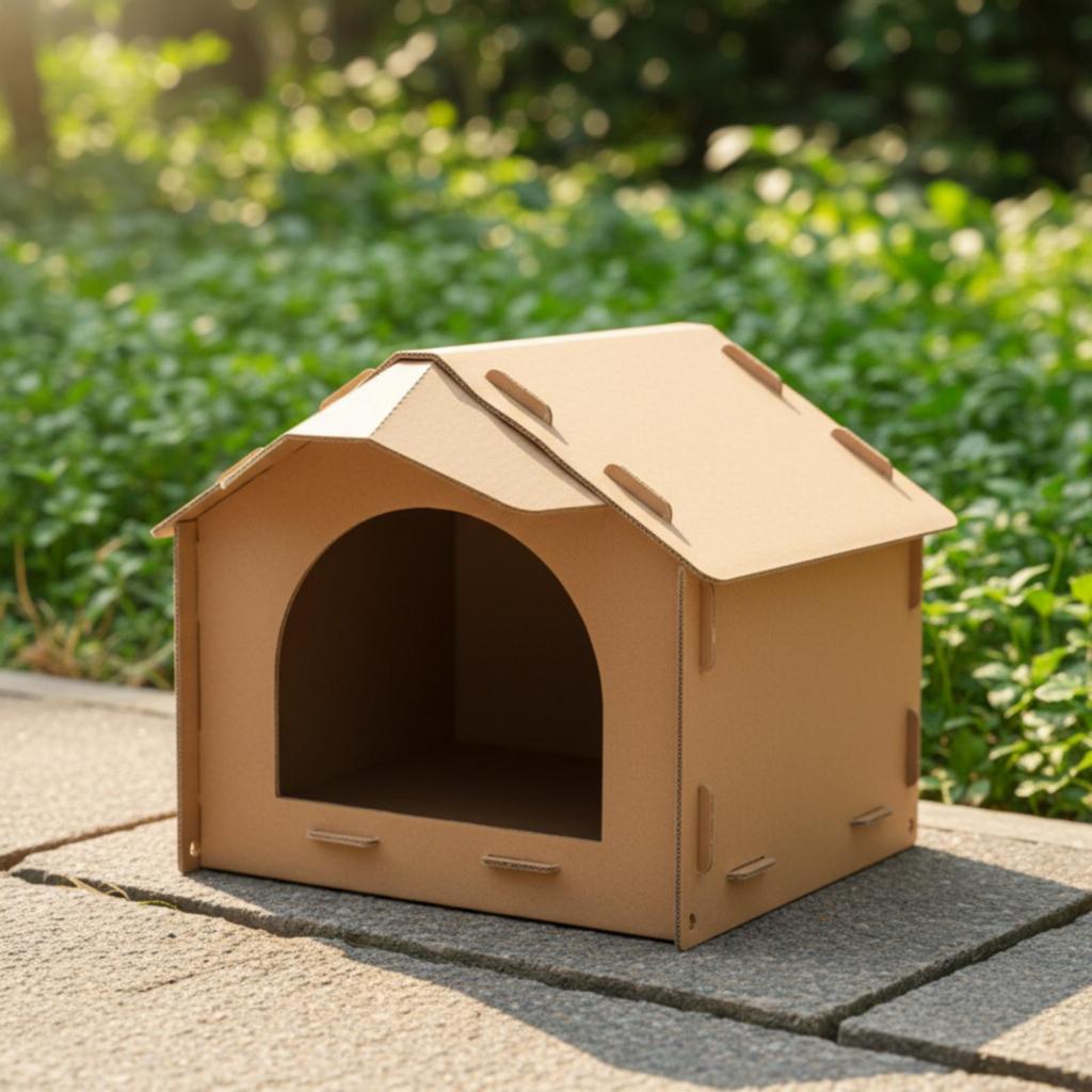 Outdoor Feeding Shelter Sturdy Cat House Safe for Garden