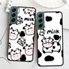 Nouvelle Coque de Téléphone Mignonne à Imprimé Vache Pour Samsung A15 A25 A35 A55 Galaxy A70S A50S A30S A30 A40 A71 A51 A41 A31 A21 A11 A01 A20S A10S A2