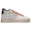 Li Ning Wave 180 Abrasion Resistant Breathable Mid top Skateboard Culture Skateboard Shoes Men's White Black AECT019-1