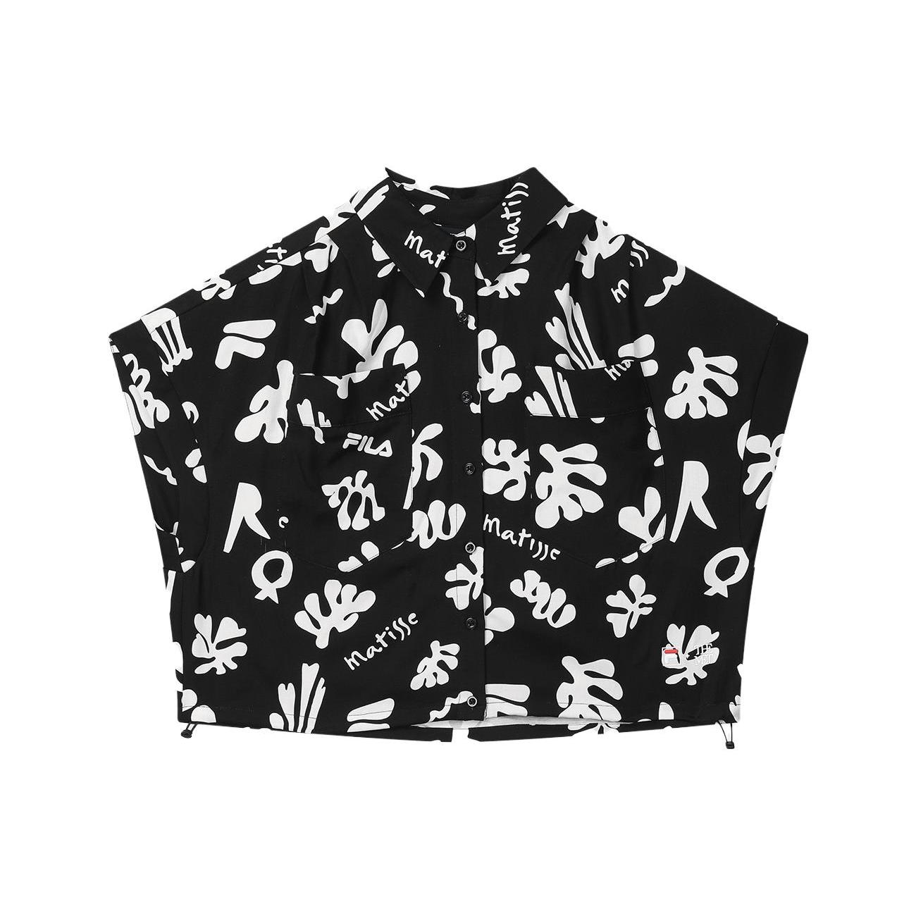 

Новая серия кобрендинга FILA FILA X THE MET Футболка женская с принтом по всей поверхности F11W338405F-ZA