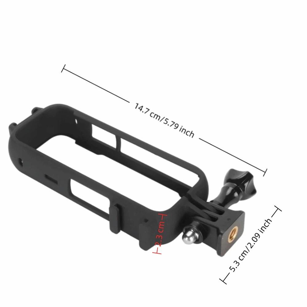 Black Protective Case Shockproof Camera Rig for Insta360 ONE X3 Camera Camera Protection